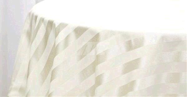 Rental store for LINEN,  IVORY  SATIN  STRIPE   108 RD. in Kingsport TN