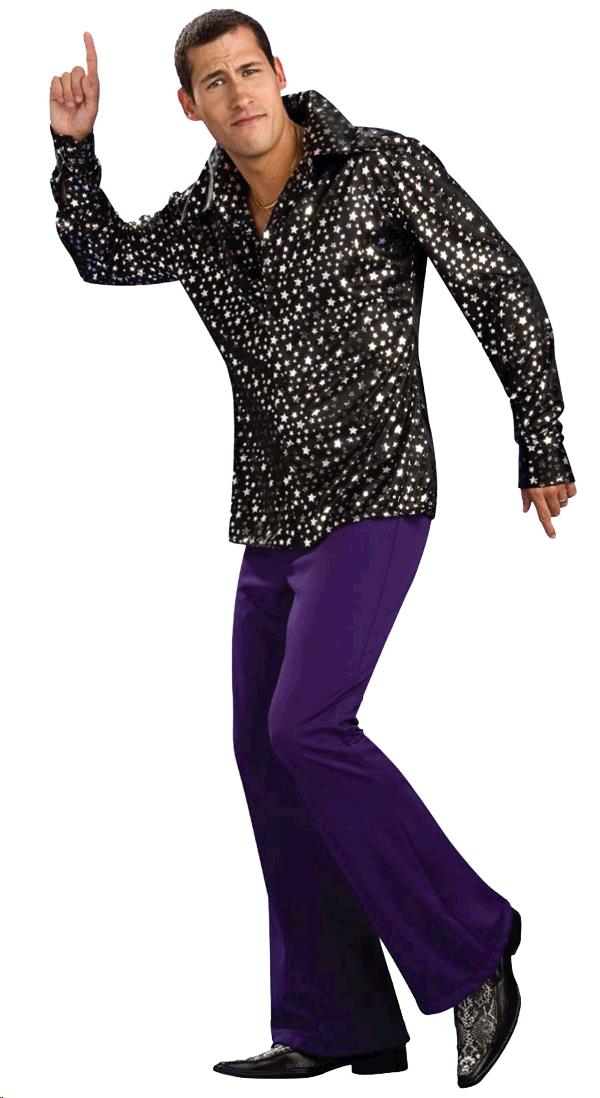 Rental store for 70 S DISCO SHIRT,STAR  BLACK SILVER   LG in Kingsport TN