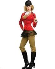 Rental store for EQUESTRIENNE  JUMPSUIT   MED  RED,KHAKI in Kingsport TN