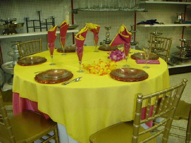 Rental store for OVERLAYS,  DUPIONI  LEMON  72X72 in Kingsport TN