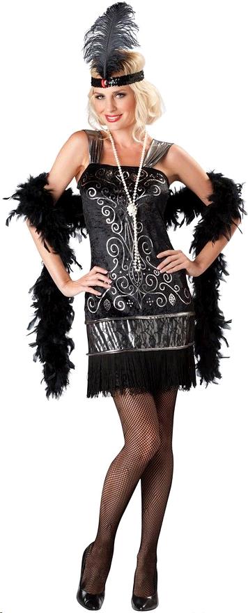 Rental store for FLIRTY FLAPPER  BLACK   SILVER  MEDIUM in Kingsport TN