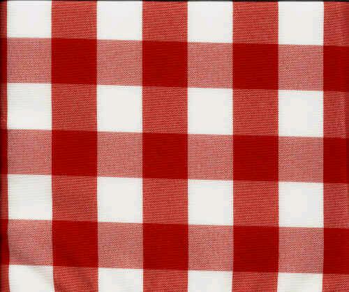 Rental store for LINEN,  RED GINGHAM   60X120 in Kingsport TN