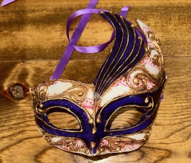 Rental store for MARDI GRAS MASK  PURPLE   GOLD in Kingsport TN