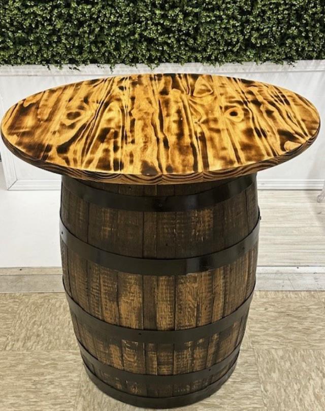 Rental store for WHISKEY BARREL  ROUND  36  TABLE in Kingsport TN