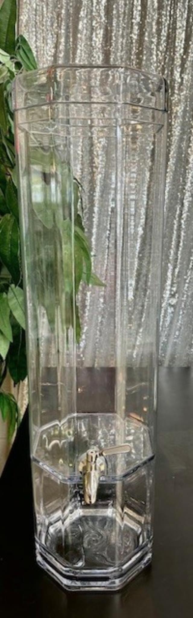 Rental store for DRINK DISPENSER,  ACRYLIC  OCTAGON 3 GAL in Kingsport TN