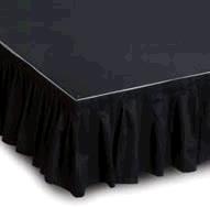 Rental store for SKIRTING,  STAGE  BLACK   24 X 8 in Kingsport TN