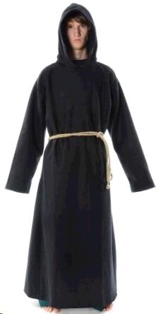 Rental store for MONK ROBE W HOOD  BLACK in Kingsport TN