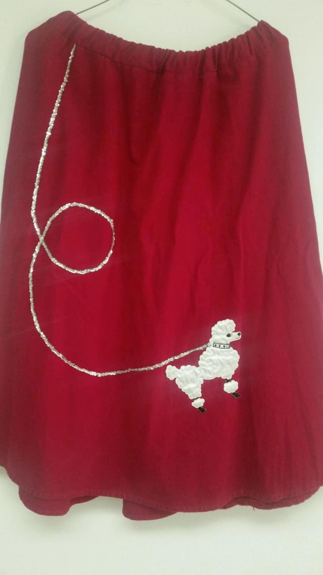 Rental store for POODLE SKIRT  BURGUNDY  ADULT in Kingsport TN