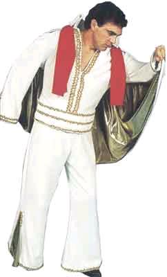 Rental store for ELVIS, WHITE  2 PC   W  GOLD LAME  XL in Kingsport TN