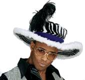 Rental store for HAT, PIMP  ZEBRA W PURPLE BAND in Kingsport TN