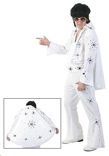 Rental store for ELVIS DELUXE,  WHITE   CAPE-LG in Kingsport TN